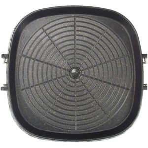 Korean style square grill pan non stick samgyupsal griddle/BBQ grill pan non-stick smokeless barbecue stovetop induction cooker BBQ tools sampgyup cookware tools