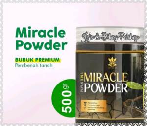 Miracle Powder Pupuk 3 In 1 Pembenah Media Tanam Penyubur Daun Dan Memperkuat Batang 500gram Infarm