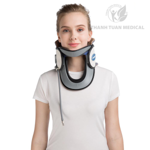 Đai hơi kéo giãn đốt sống cổ Leamai C03 hỗ trợ giảm đau cổ vai gáy và thoát vị đệm cổ