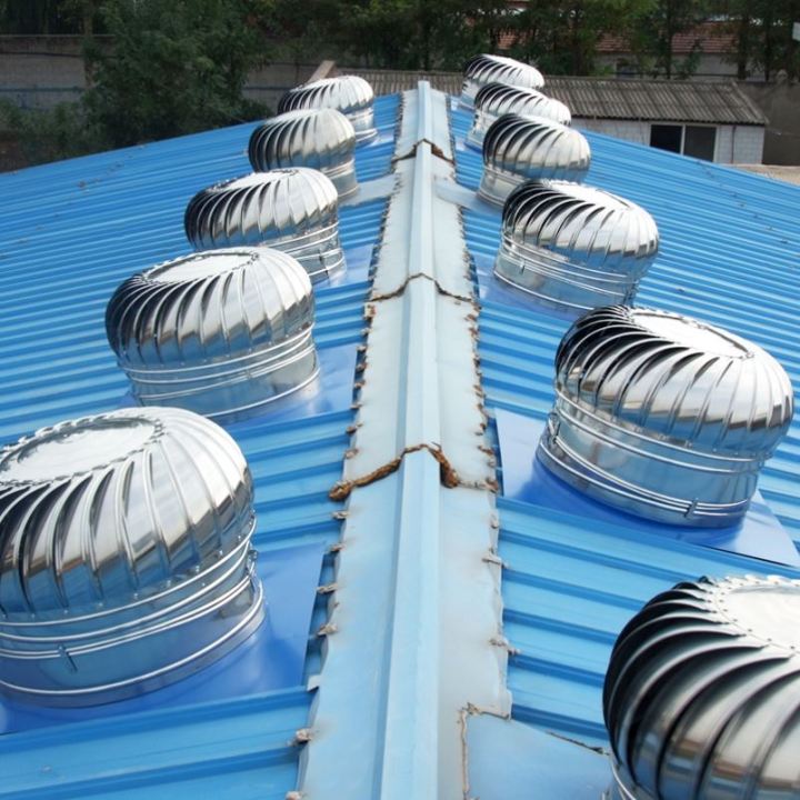 Stainless steel unpowered hood type 600 roof ventilator type 400 fan