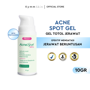 [New Packaging] KYMM SKIN Acne Spot Gel | Efektif Mengatasi Jerawat Wajah dan Bekasnya | Perawatan Muka Facial Treatment Berjerawat with Salicylic Acid