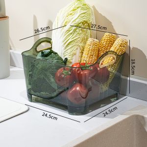 家用洗菜篮客厅带提手水果篮 - Household Vegetable Washing Basket with Handle Living Room Fruit Basket