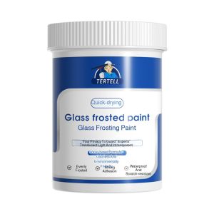 AntiPeep Frosted Quick Drying Glass Clear Paint Matte Abrasion Resistant Bathroom
