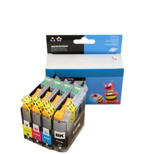 Compatible LC127XL BK LC125C LC125M LC125Y Ink Cartridges Replacement for Brother MFC-J4410DW J4510DW J4610DW J4710DW J6520DW J6720DW J6920DW DCP-J4110DW Printers 2-Year Shelf Life