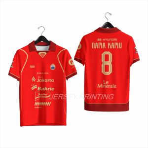 Jersy Baju Bola Persija Liga 1 2025-2026 Free Nama Dan Nomor