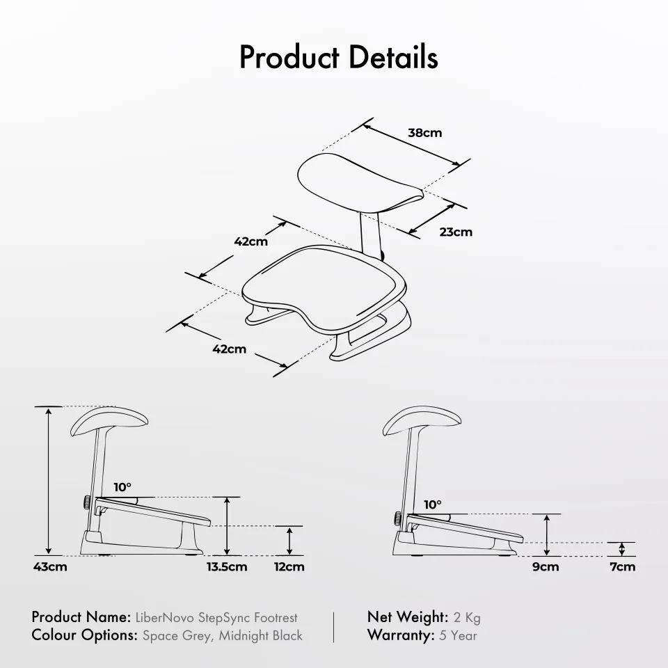 LiberNovo StepSync Footrest | Lazada Singapore