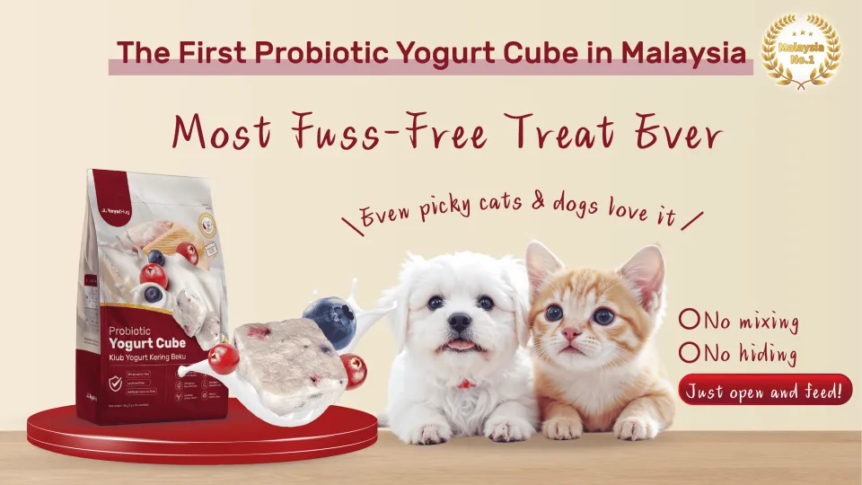 RoyalHug Probiotic Freeze-Dried Yogurt Cube With Berries Cat
