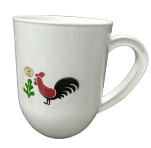 (isi 12) Gelas Cangkir Mug Plastik / Food Grade Cangkir Ayam Jago Plastik Tahan Panas / Wadah Teh Kopi Warkop Gelas Minum