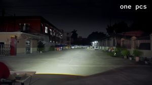 AES 2PCS FX 3inch single direct fog lamp lens blue lens tricolor working lamp low beam 42w high beam 62W