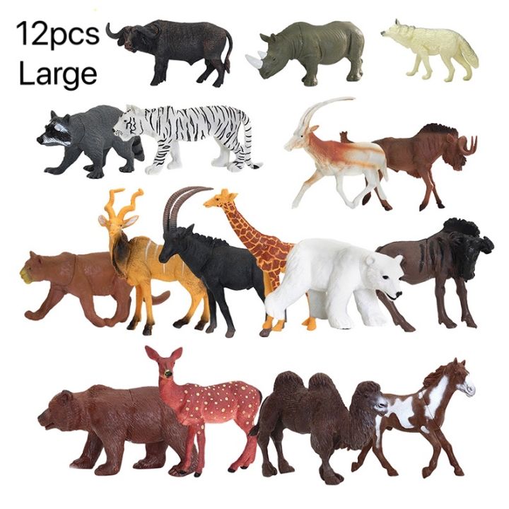 Large rubber hot sale animal toys