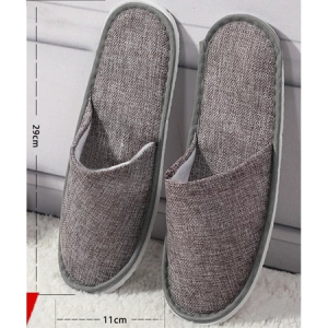 รองเท้าแตะโรงแรมแบบใช้แล้วทิ้งนุ่มสบายหนาพิเศษรองเท้าแตะกันลื่นรองเท้าแตะในร่ม