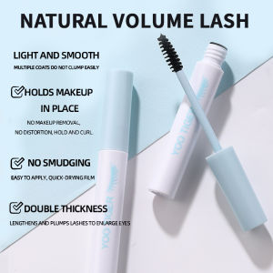 Eyelash Primer Waterproof Lengthen Lashes Natural Curl No Smudging No Flaking Makeup Fixer Fine Brush Head Beauty Makeup