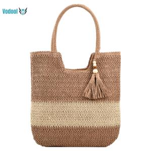 Summer Shoulder Bag Handmade with Tassels Beach Vacation Bags Fashion for Travel [Vodool Official Center]