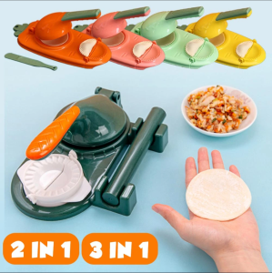 FREE BUBBLE - Cetakan Press Pastel 1 Set Manual Kulit Dimsum Alat Pembuat Pangsit Besar 3 In 1 / Cetakan Pangsit Pastel / Cetakan Dumpling Gyoza Mold / Alat Buat Cetakan Cireng Isi