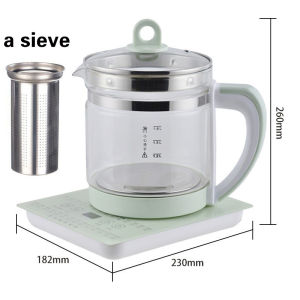 SG【READY STOCK】electric kettle kettle electric glass kettle tea kettle Thickened Glass Visualisation Keeping Kettle Decoction Kettle Boiling Tea 3 Pin SG Plug