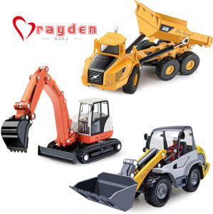 Bộ Đồ Chơi Công Trường Xây Dựng Hạng Nặng Xe Tải Tự Đổ Bằng Kim Loại Máy Xúc Đào Máy Kéo Xe Ủi Đúc Khuôn Đồ Chơi Xe Hơi Hộp Cát Ngoài Trời Quà Tặng Sinh Nhật 3 4 5 Tuổi Bé Trai Trẻ Mới Biết Đi Trẻ Em