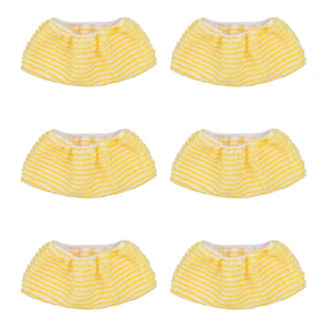 6PCS Various Floor Mop Replacement Cloths High Temperature Resistant Deep Cleaning Perfect for Kitchen Bathroom