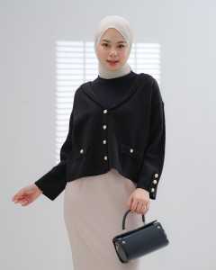 Mayoutfit.id Cyarella Outer | Cardy Knitt Korean Wanita Kancing Depan