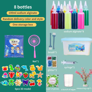 【Local Delivery】Kids Handmade DIY Craft Painting Stickers Magic Water Toy Set Montessori Education Ocean Fairy Magical Science Experiment Elves Kit Toys