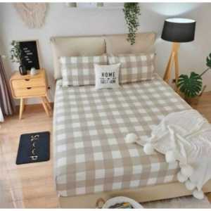 PANGESTU - sprei seprai motif aesthetic korea kotak kotak modern set bantal guling singel double ukuran 120 x 200 x20 90x200 160x200 180x200 terbaru 2021 murah meriah