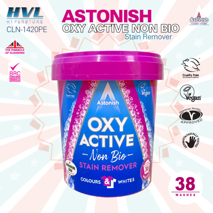 Astonish Oxy Active Fabric Stain Remover (C1420PE 825g) Lazada