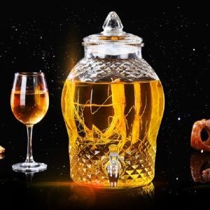 Bình Ngâm Hoa Quả Dáng Kim Cương Thủy Tình Dày Nhiều Kích Cỡ