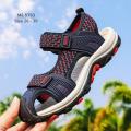 Sandal bít mũi cho bé trai dáng thể thao khỏe khoắn năng động mang đi học đi biển đế Eva siêu nhẹ chống trơn trượt xanh đen pha đỏ thời trang phù hợp cho trẻ em nam 4 5 6 7 8 9 10 tuổi ST63. 