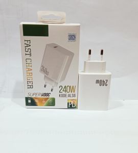 Batok Adapter PD For OPP ALS6 240W Fast Charger Batok Port USB TYPE C Support Fast Charging