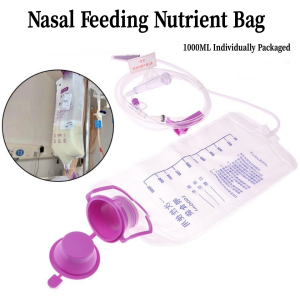 1000ML Nasogastric Tube Feeding Supplies Feeding Bag Medical Enteral Nutrition Supply Health