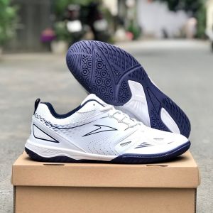 Giày cầu lông pickleball bóng chuyền Mira Lighter trắng navy