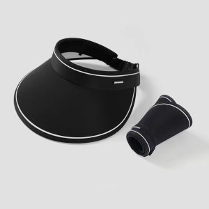 WDS Topi Visor Lipat Pantai Outdoor Pelindung Panas Anti UV Untuk Pantai Topi Golf Knit Wanita Musim Panas Import