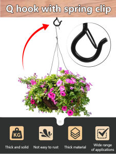 Antifallout hooks wooden screws light hooks spring buckle hooks