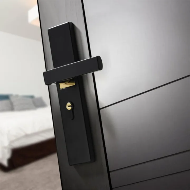 【Free Shipping】 Secure Digital Door Lock with Split Handle and Key ...
