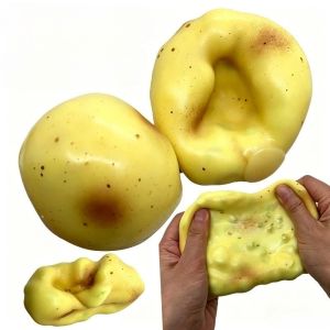 Handmade Crispy Potato Stress Ball Squeeze Toy Squishy Fidget Ball ASMR Sensory Stress Relief Toy
