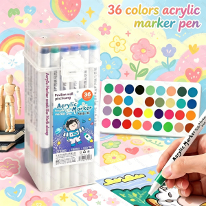 24/36/48/60/80/120 Colors Acrylic Marker Painting Markers Manga Sketching Art School Permanent Maker