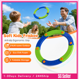 【SG】🔥New Boomerang Childrens Soft Flying Saucer Frisbee Rotatable and Foldable Outdoor Parent-Child Sports Toys Foldable Soft Returnable Toy Frisbee