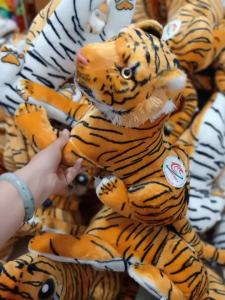Simulation Tiger Plush Toys Stuffed Soft Animal Giant Forest Tiger Pillow Dolls For Kids Birthday Gift High Quality 25-110cm