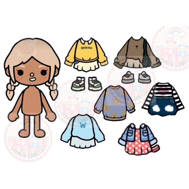 【Strongly recommend】 TOCA BOCA PAPERDOLLS LAMINATED | Lazada PH