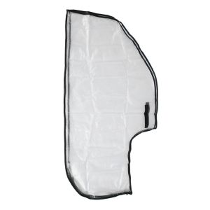 ADREE PVC Material Golf Bag Cover Waterproof Transparent Rainproof Cover Hood Design Zipper Closure Bag Rain Cover Golf Clubs Protection