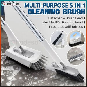 Hodeso Walis Tambo | Floor Cleaning Brush with Handle | Heavy Duty Broom Sweeper Brush for Bathroom Cleaning | Matibay