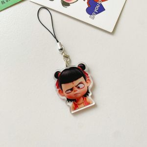 Nezha 2 devil children play with the sea tide mobile phone rope homemade backpack keychain pendant gift collection for friends