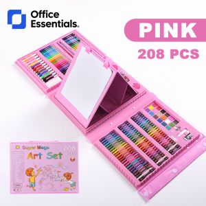 208pcs/set children painting set drawing tool brush elementary learning supplies coloring set