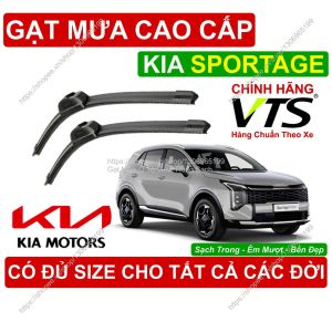 Gạt Mưa VTS Kính Lái KIA SPORTAGE Cặp Gạt M.ưa Kính Lái KIA SPORTAGE C.ó Đủ Size Cho Các Đời Xe KIA SPORTAGE