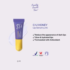 FINALLY FOUND YOU! FFY C+U Honey Lip Serum untuk Melembabkan dan Mencerahkan Bibir 5ml