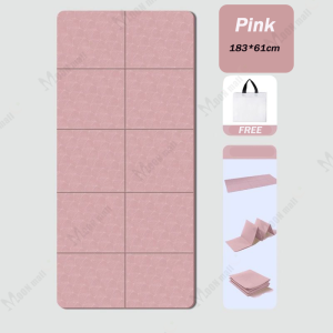 【SG】Foldable Yoga Mat Anti-slip Thick 6MM/8MM TPE Material/ Ultralight/ Indoor Fitness Exercise Travel Student Nap折叠瑜伽垫