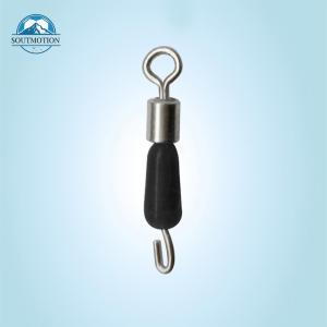 30pcs Fishing Connector Quick Link Hook Ball Bearing Snap Solid Rings Swivel