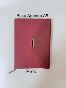 Buku Agenda Jurnal Garis A5 Notebook Diary Book Cover Bahan Kulit Klip Magnet Buku Catatan D1-013