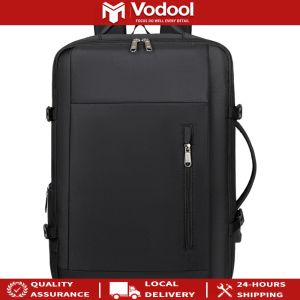 Mens Versatile Nylon Backpack with Padded Laptop Compartment and Adjustable Straps for Daily Commute and Travel