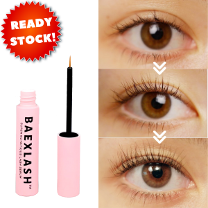 BOXYBAE BaexLash Eyelash and Brow Serum - Health and Beauty Growth Enhancing Boost Conditioner with 4 Effects - Lustrous Shine, Strengthening, Nutrient-Rich, Volumizing - Free of Harsh Chemicals and Additives