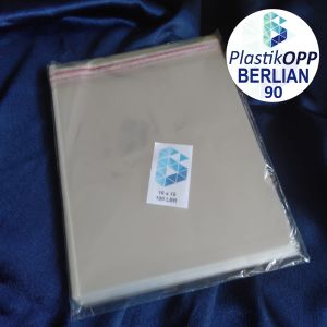 16x18 cm Plastik Opp 20 micron isi 100 lembar
